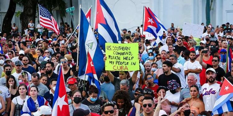 Unión de partidos latinoamericanos se unen a exiliados cubanos para pedir libertad en Cuba