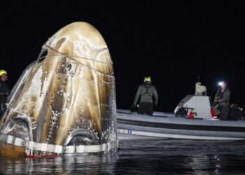 Cápsula de SpaceX regresa a la Tierra a cuatro astronautas tras los retrasos de Boeing