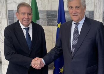 Antonio Tajani se reúne con González Urrutia y pide a la UE reconocerlo como presidente electo