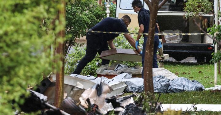 Mueren cinco personas en un accidente de una avioneta en São Paulo, Brasil