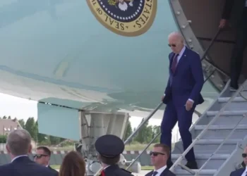 Biden llegó a Alemania para reunirse a cuatro bandas con Scholz, Macron y Starmer