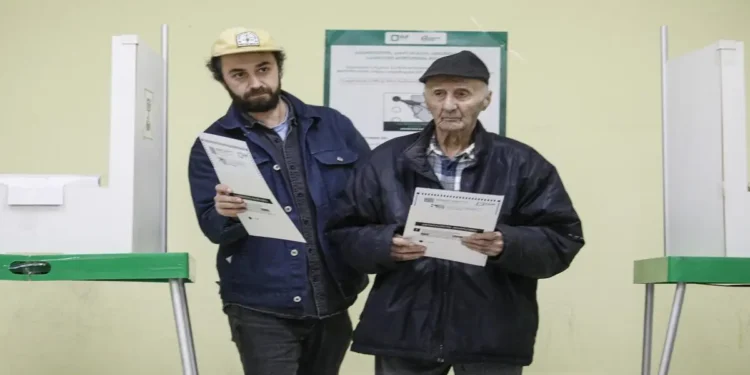 Georgia realiza recuento de votos: resultado da como ganador a Sueño Georgiano con 54,09% de votos