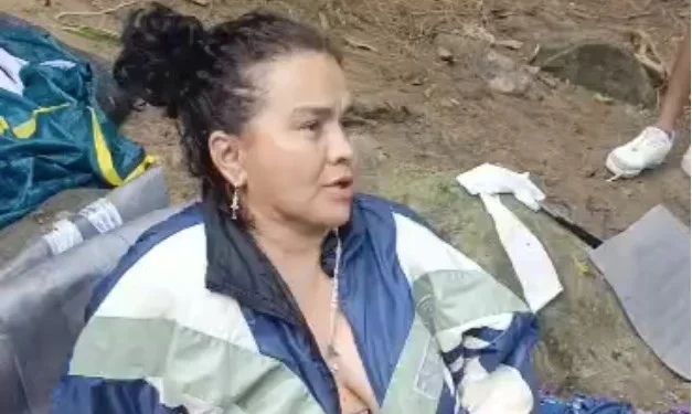 Venezolana quedó varada en la selva del Darién, tras sufrir fractura en la pierna