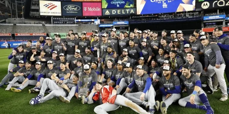 Los Dodgers se proclaman campeones de la Serie Mundialal derrotar a los Yankees de Nueva York por
