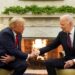 “Bienvenido de nuevo”: Biden recibió a Trump en el Despacho Oval de la Casa Blanca