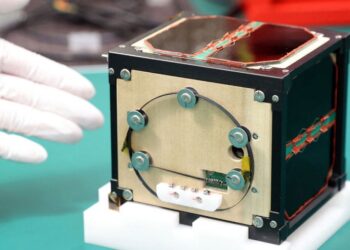 El primer satélite hecho de madera fue lanzado al espacio