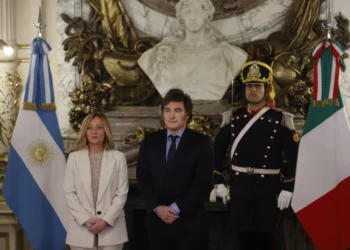 Meloni se reúnió con Milei en Argentina y reconoció a Edmundo González como presidente electo