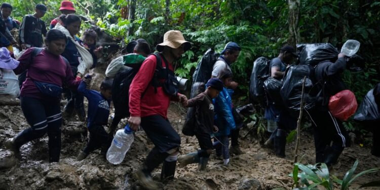 Panamá reporta caída de la migración por el Darién, pero prevé más movimiento