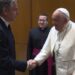 Papa Francisco recibe al secretario de Estado estadounidense, Antony Blinken