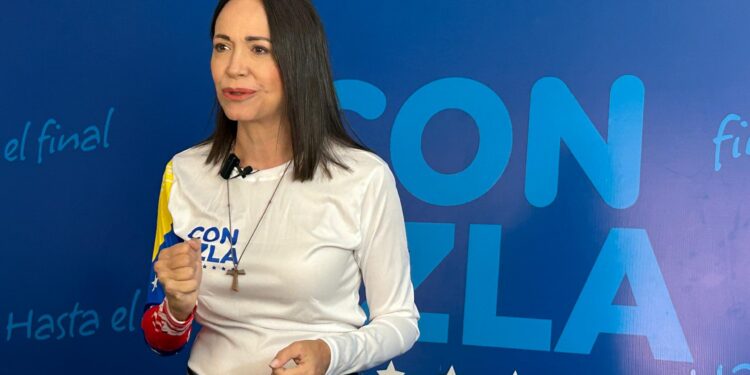 María Corina Machado pide a Gobiernos extranjeros neutralizar apoyos internacionales de Nicolás Maduro