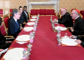 Blinken y el secretario de Estado del Vaticano se reunieron en la Santa Sede: «condenamos la actual represión política en Nicaragua y Venezuela»