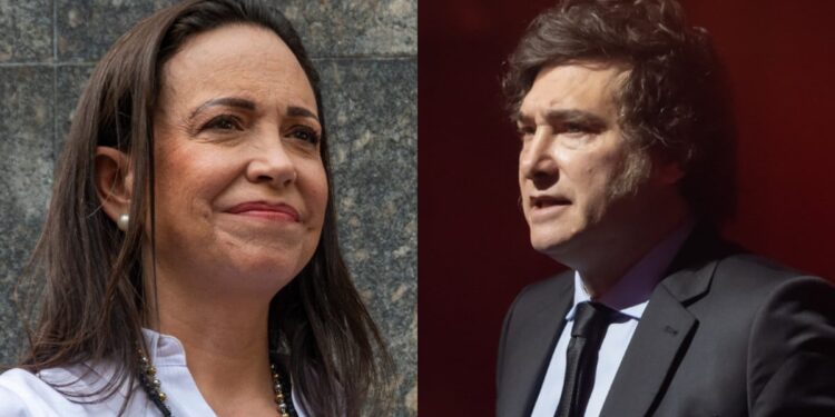 María Corina Machado revela que ha conversado mucho con Milei: «Siento que él es hoy la vanguardia»