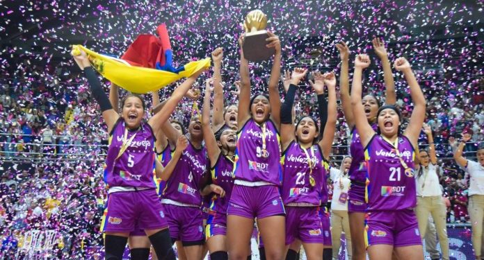 Venezuela hace historia al ganar medalla de oro en el Sudamericano U-15 de baloncesto femenino