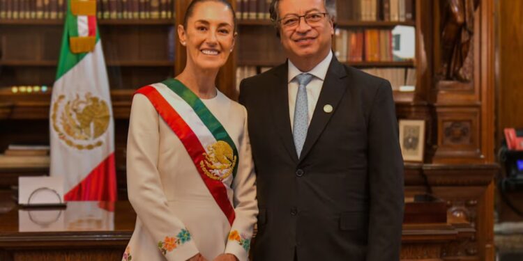 Petro se reunió en México con Sheinbaum: trataron crisis migratoria y urgen unidad en Latinoamérica