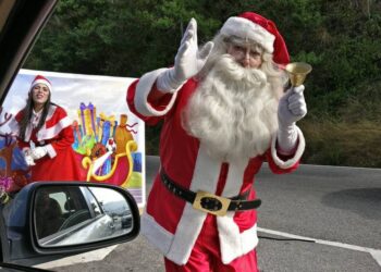 El Santa de la Cota Mil dio la bienvenida a la Navidad en Caracas