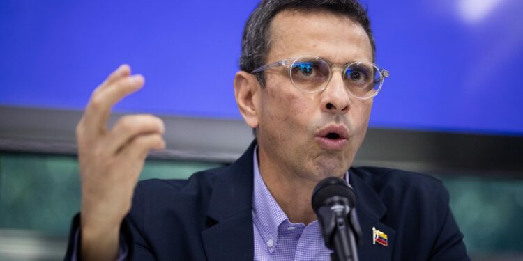 Capriles exige la liberación de todos los «presos políticos» en Venezuela