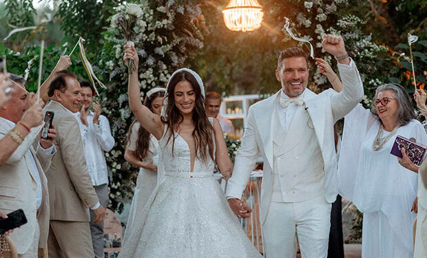 Julián Gil y Valeria Marín se casaron en Puerto Rico