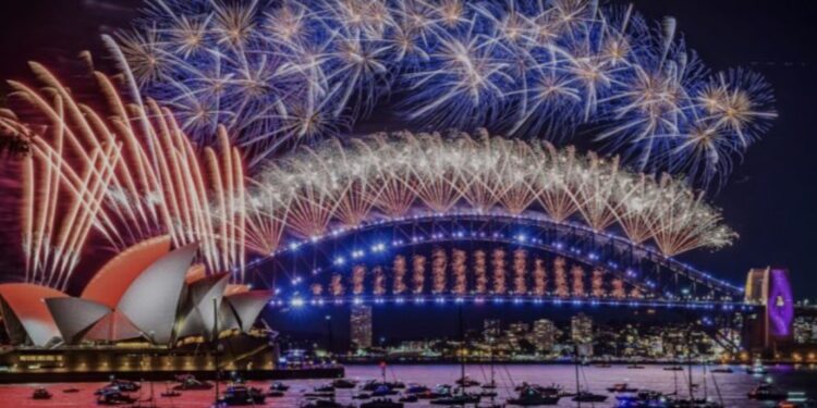 Nueva Zelanda y Australia recibieron el Año Nuevo con show de fuegos artificiales