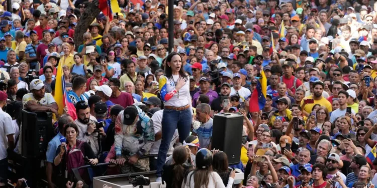 María Corina Machado denunció la detención de más de 30 ciudadanos que protestaron el 9E