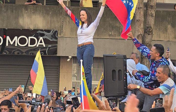 María Corina Machado: “si el régimen consuma toma presidencial de Maduro sentencia su final»