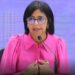 Delcy Rodríguez denuncia «planes perversos del fascismo» en Venezuela: «Que nadie se equivoque que seremos implacables en el ejercicio de la justicia»