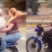 Retienen la moto del hombre que puso a manejar a su hijo en plena autopista de Caracas y se viralizó (Video)