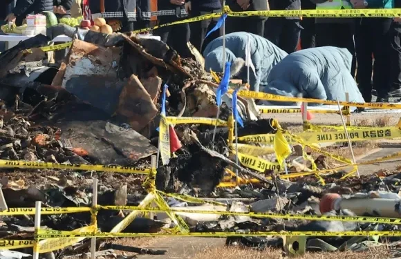 Corea del Sur envía a Estados Unidos una caja negra del avión accidentado