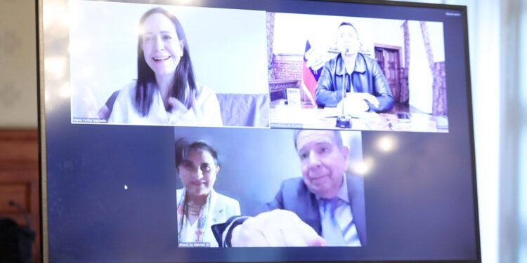 Presidente de Ecuador sostuvo reunión con Edmundo González y María Corina Machado: «Ecuador no será indiferente ante lo que vive Venezuela»
