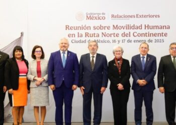 Representantes de 10 países latinoamericanos se reunieron en México para abordar desafíos migratorios