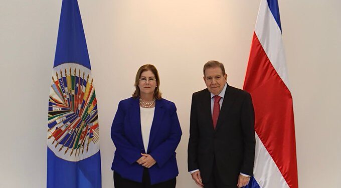 Edmundo González se reunió con la presidenta de la CIDH