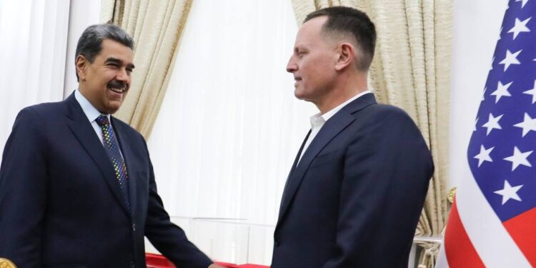 Maduro recibió en Miraflores al enviado especial de Trump, Richard Grenell