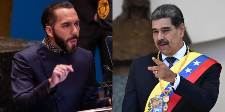 Maduro aseguró que Nayib Bukele estuvo en Caracas con él «tomando unas copas» y el presidente salvadoreño le dejó enigmática respuesta