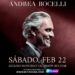 El reconocido tenor italiano Andrea Bocelli regresa a Venezuela