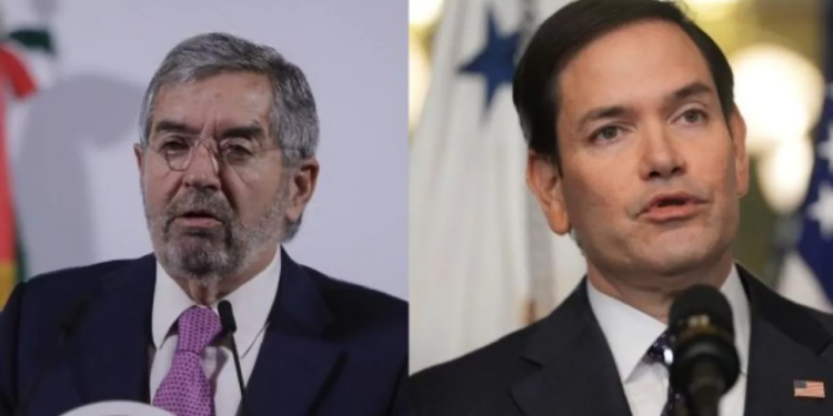 Marco Rubio conversó con el canciller de México sobre seguridad y migración