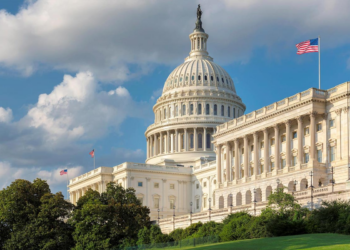 Detienen a un hombre que intentaba prender fuego a su vehículo cerca del Capitolio de EEUU