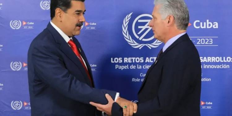 Díaz Canel arribó a Venezuela para acompañar al dictador Maduro durante su juramentación