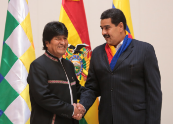 Evo Morales felicitó a Nicolás Maduro por su ilegítima juramentación presidencial
