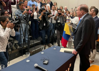 Antes de su encuentro con el presidente, Edmundo González se reunió con la diáspora venezolana en la ciudad de Guatemala (Foto)