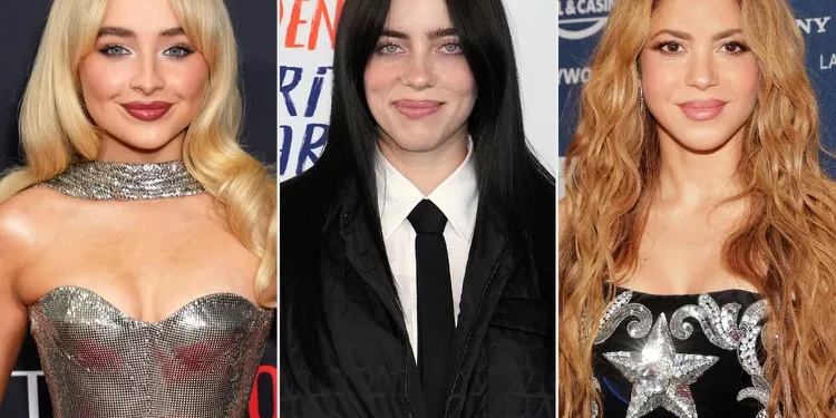 Billie Eilish, Sabrina Carpenter y Shakira actuarán en la gala de los Grammy