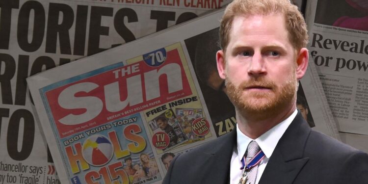 El príncipe Harry llega a un acuerdo extrajudicial con el diario «The Sun»