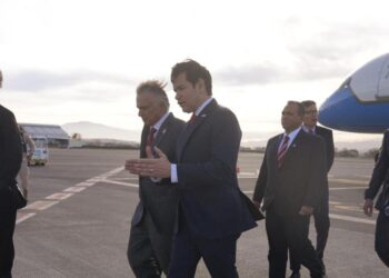 Marco Rubio llegó a Costa Rica en su gira por América Latina en busca de frenar la «influencia china» y la migración irregular en la región