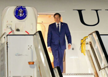 Marco Rubio llegó a República Dominicana y será recibido por el presidente Luis Abinader