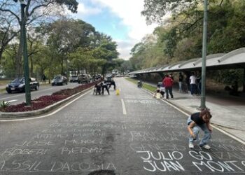 En el marco del Día de la Juventud, estudiantes de la UCV honran a los jóvenes caídos en protestas contra la dictadura (Fotos)