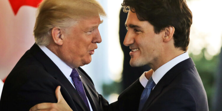 Donald Trump y Justin Trudeau llegaron a un acuerdo y Estados Unidos suspendió los aranceles a Canadá por 30 días