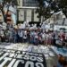Familiares de presos políticos piden su liberación frente al Ministerio Público en la marco de la Ruta por la Justicia
