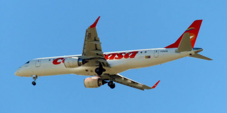 Dos aviones de Conviasa con el lema “Plan Vuelta a la Patria” aterrizaron en Texas (Video)