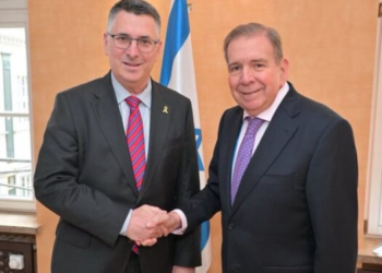 Edmundo González sostuvo reunión con el canciller de Israel, Gideon Saar