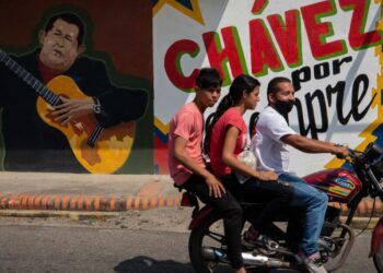 Chavismo marcha en Caracas por los 12 años de la muerte de Hugo Chávez