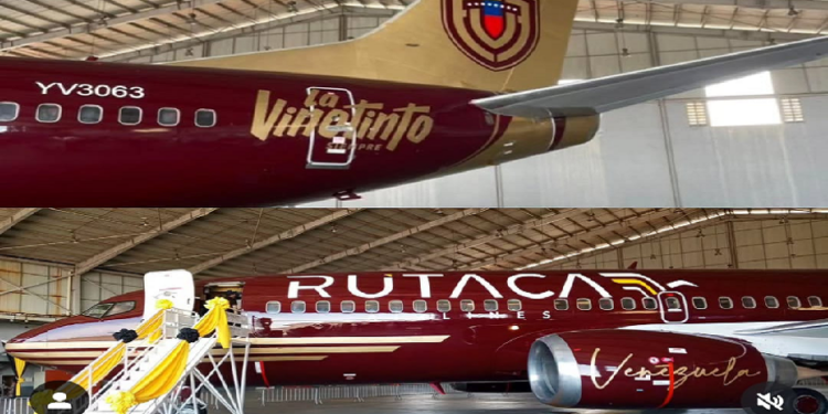 EN IMÁGENES: FVF y Rutaca presentaron el avión oficial de la Vinotinto
