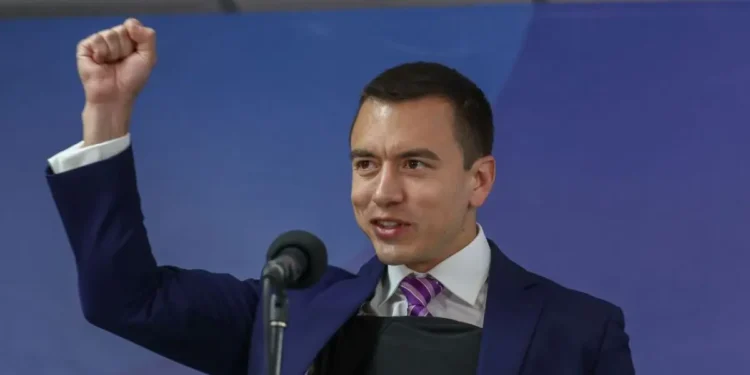 Daniel Noboa reelecto como presidente de Ecuador